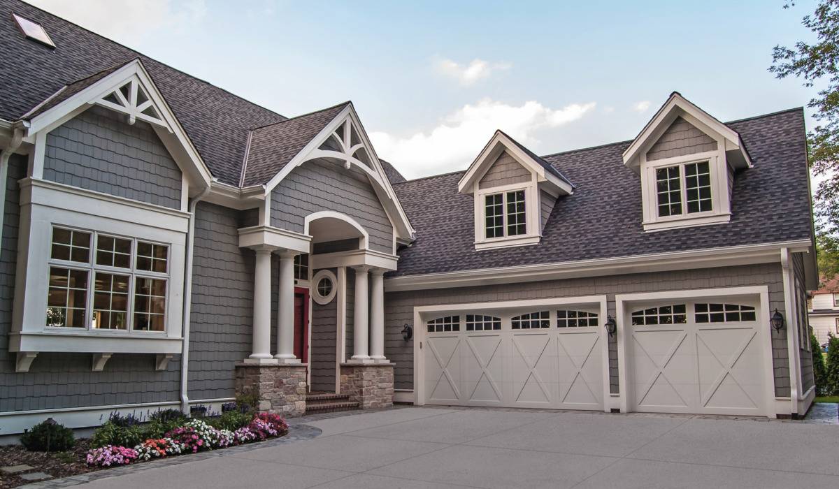 Overlay Carriage House Garage Door - Garage Door Services, Inc.